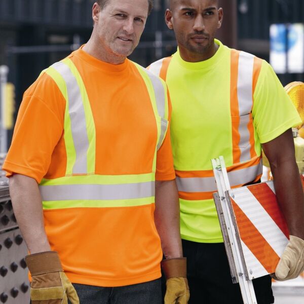 Unisex Class 2 Flat Stitch Self-Fabric Panels T-Shirt Thumbnail