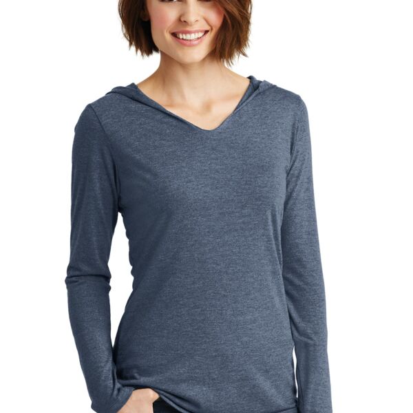 Ladies Tri-Blend Long Sleeve Hoodie Thumbnail