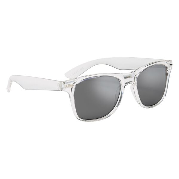Crystalline Mirrored Malibu Sunglasses Thumbnail