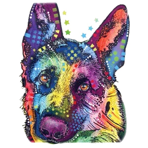 Colorful German Shepherd Thumbnail