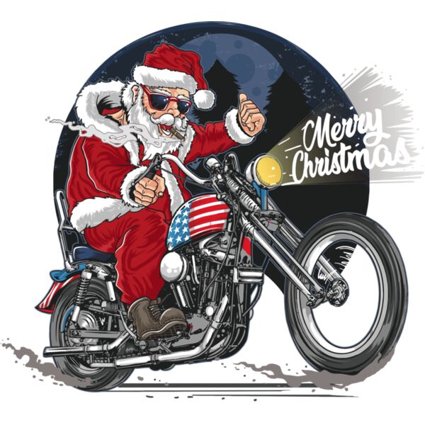 Biker Santa Thumbnail
