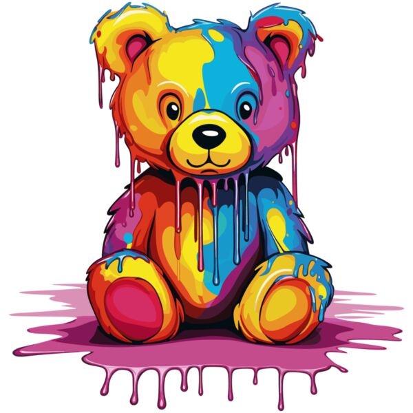 Colorful Teddy Bear Thumbnail