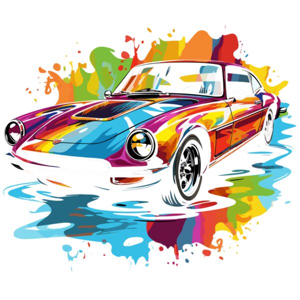 Colorful Car Thumbnail