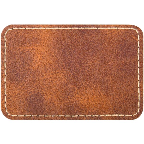 Leatherette Patch   Gold Brown Thumbnail